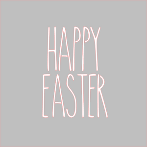 Happy Easter Skinny Stencil Digital Download - Dots and Bows Designs