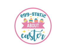 Load image into Gallery viewer, EGGstatic About Easter Package Tags - Dots and Bows Designs