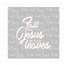Load image into Gallery viewer, Fall for Jesus 2-piece Stencil Digital Download