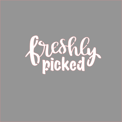 Freshly Picked Stencil - Dots and Bows Designs