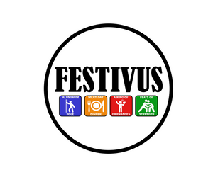 Festivus Icons Package Tags - Dots and Bows Designs