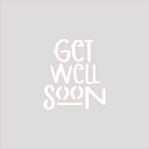 Get Well Soon Stencil