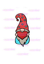 Load image into Gallery viewer, Heart Gnome Cutter - Dots and Bows Designs