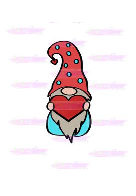 Heart Gnome Cutter - Dots and Bows Designs