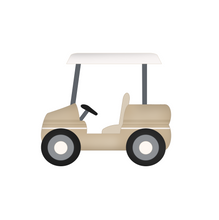 Load image into Gallery viewer, Golf Cart - Dots and Bows Designs