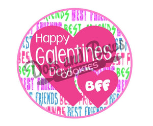 Galentines Day Package Tags - Dots and Bows Designs