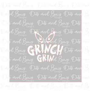 Grinch Grin Stencil Digital Download