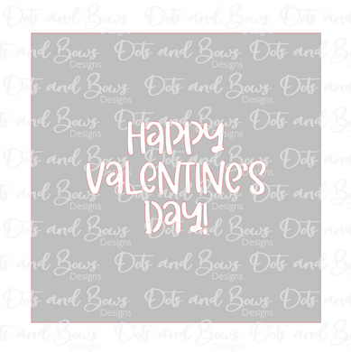 Happy Valentine's Day Stencil Digital Download