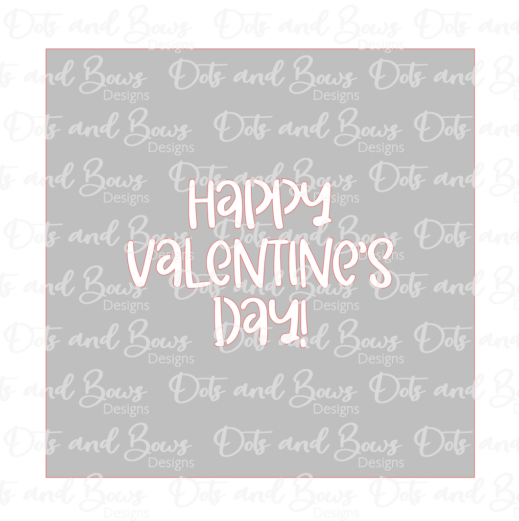 Happy Valentine's Day Stencil Digital Download