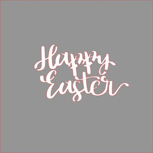 Happy Easter Stencil Digital Download - Dots and Bows Designs