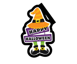 Happy Halloween Cutter - Dots and Bows Designs