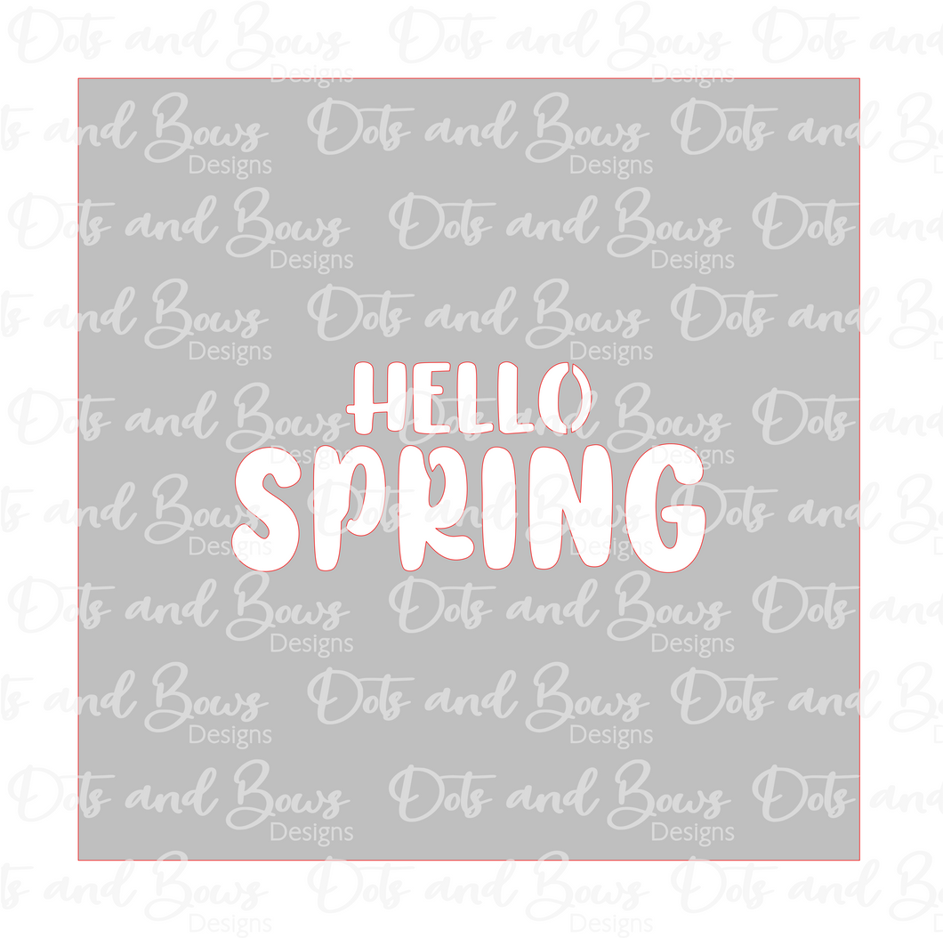 Hello Seasons Stencil Digital Download