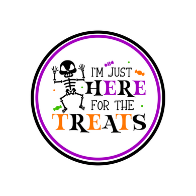 Here For The Treats Package Tag