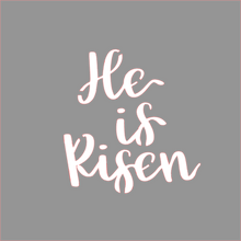 Load image into Gallery viewer, He is Risen Stencil Digital Download - Dots and Bows Designs