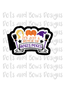 Hocus Pocus Cutter - Dots and Bows Designs