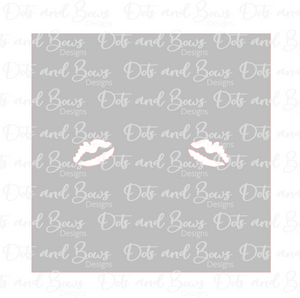 Hogs and Kisses 2 Piece Stencil Digital Download