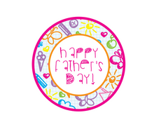 Load image into Gallery viewer, Happy Father&#39;s Day Doodles Package Tags - Dots and Bows Designs