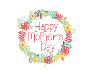 Happy Mother's Day Floral Package Tags - Dots and Bows Designs
