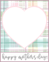 Load image into Gallery viewer, Happy Mother&#39;s Day Pastel Card 4x5 - Dots and Bows Designs