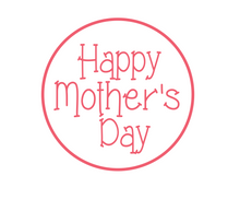 Load image into Gallery viewer, Happy Mother&#39;s Day Pink Package Tags - Dots and Bows Designs