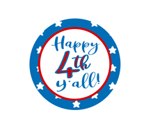 Load image into Gallery viewer, Happy 4th Y&#39;all Package Tags - Dots and Bows Designs