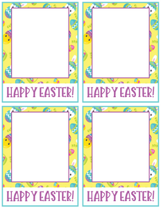 Happy Easter Card 4x5 - Dots and Bows Designs