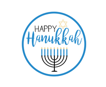 Load image into Gallery viewer, Happy Hanukkah Package Tags - Dots and Bows Designs