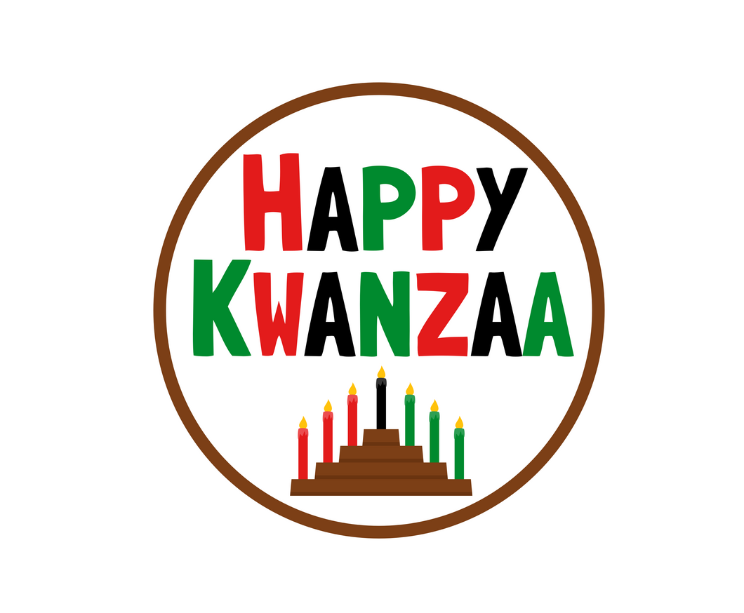 Happy Kwanzaa Package Tags - Dots and Bows Designs