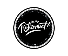 Load image into Gallery viewer, Happy Retirement Package Tags - Dots and Bows Designs