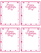 Load image into Gallery viewer, Happy Valentines Day Card 4x5 - Dots and Bows Designs