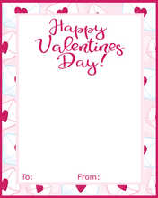 Load image into Gallery viewer, Happy Valentines Day w/TF Card 4x5 - Dots and Bows Designs