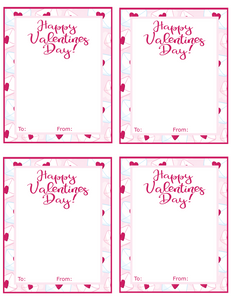Happy Valentines Day w/TF Card 4x5 - Dots and Bows Designs