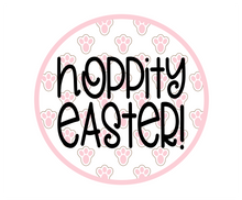 Load image into Gallery viewer, Hoppity Easter Paw Print Package Tags - Dots and Bows Designs
