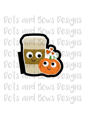 Pumpkin Spice Cutter - Dots and Bows Designs