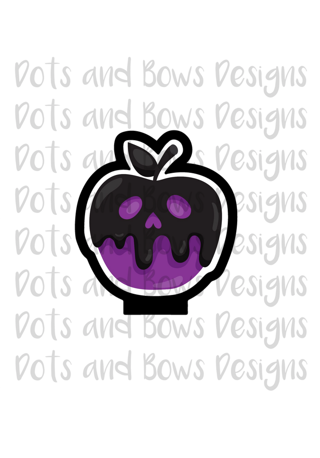 Poison Apple Cutter - Dots and Bows Designs