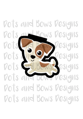 Jack Russell Cutter - Dots and Bows Designs