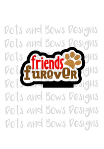 Friend Furever Cutter - Dots and Bows Designs