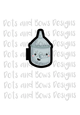 Tinman Face Cutter - Dots and Bows Designs