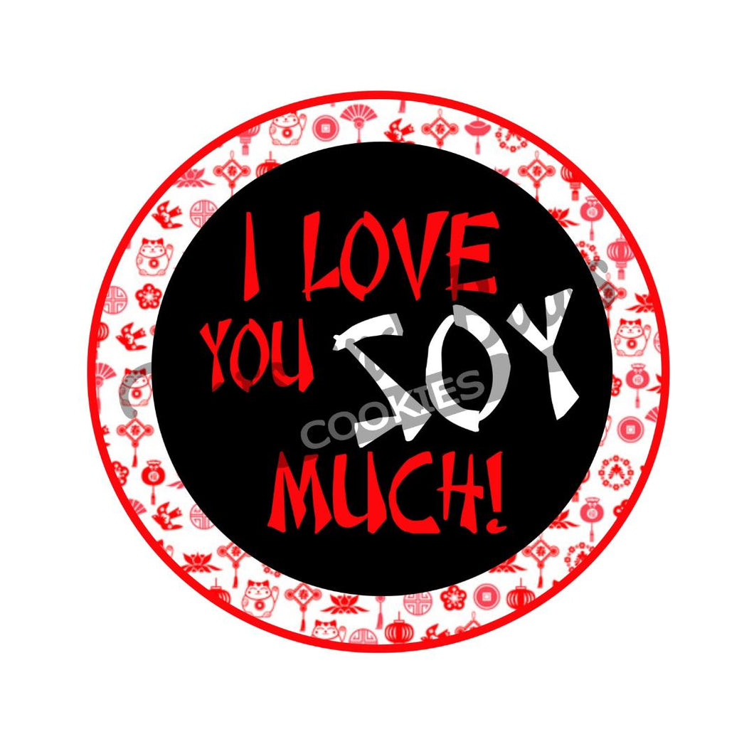 I Love You Soy Much Package Tags - Dots and Bows Designs