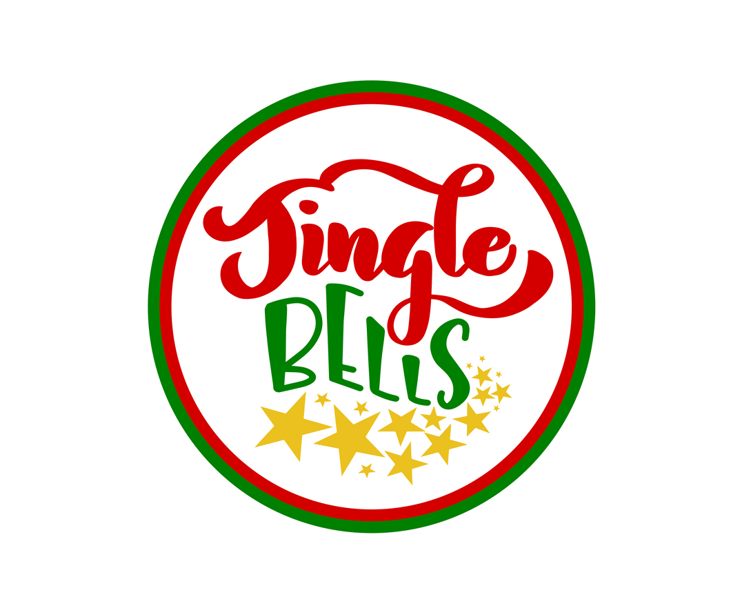 Jingle Bells Green/Red Package Tags - Dots and Bows Designs
