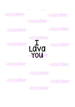 Load image into Gallery viewer, I Lava You Cutter - Dots and Bows Designs
