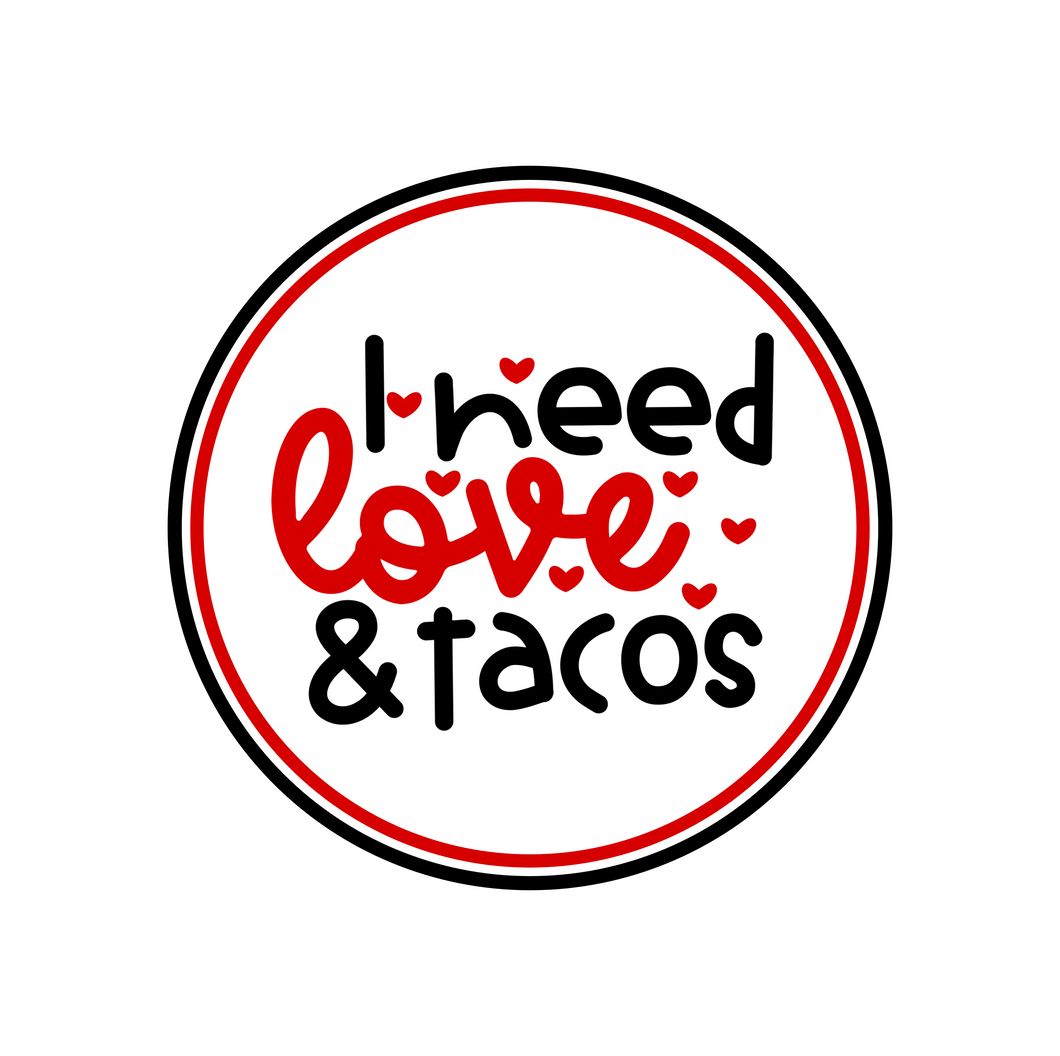 Love and Tacos Package Tags