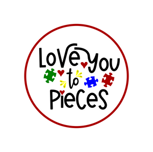 Love You To Pieces Package Tags