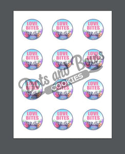 Love Bites Package Tags - Dots and Bows Designs