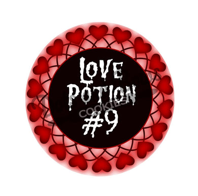 Love Potion Package Tags - Dots and Bows Designs