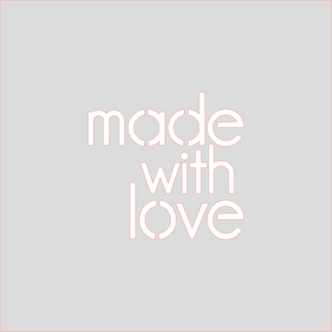 Made With Love Stencil