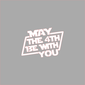 May the 4th Stencil Digital Download - Dots and Bows Designs