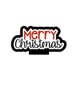 Load image into Gallery viewer, Merry Christmas Cutter - Dots and Bows Designs