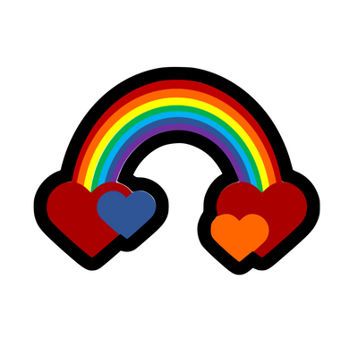 Multi Heart Rainbow Cutter