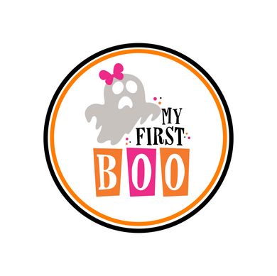 My First Boo Girl Package Tag